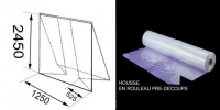 HOUSSES TRANSLUCIDES EN ROULEAU  - Housse rétractable - Housse retractable pour palette 100x120