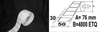 50x30 - Etiquette en rouleaux - Thermique - Sans impression
