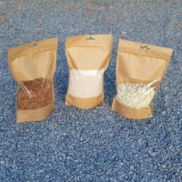 SAC PAPIER FENETRE ZIP 250 ML - Sac papier -