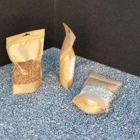 SAC PAPIER FENETRE ZIP 750 ML - Sac papier -