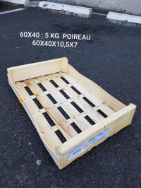 60x40x 5 KG DE POIREAU -PAGE-1 - Plateaux bois - Plateaux bois 60x40 cm