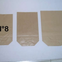 Sac écorné n°8 kraft brun - Sac papier - Sac ecorne - Sac ecorne kraft ecru