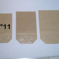 Sac écorné n°11 kraft brun  - Sac papier - Sac ecorne - Sac ecorne kraft ecru