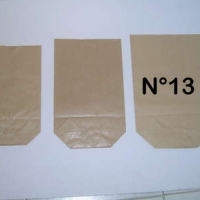 Sac écorné n°13 kraft brun - Sac papier - Sac ecorne - Sac ecorne kraft ecru