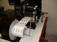 40x300 - Film transfert thermique pout imprimante  - Film cire resine - Film  cire resine