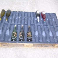 VINPLAST 800 FC 800x1200 BOUTEILLE CHAMPENOISE OU CIDRE - Plaque intercalaire pour calage bouteille