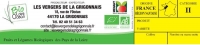 ETIQUETTE JAUNE 4 COULEURS = QUADRI - Étiquette sèche - Fruits et légumes - Normalisation plateau