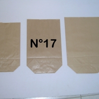 Sac écorné n°17 kraft brun - Sac papier - Sac ecorne - Sac ecorne kraft ecru