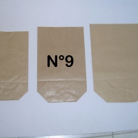 Sac écorné n°9 kraft brun - Sac papier - Sac ecorne - Sac ecorne kraft ecru