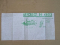 FORMAT POUR BOTTE D'ASPERGE IMPRIME  - Emballage pour asperge