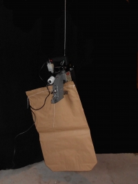 Couseuse portative pour sac papier grande contenance - Couseuse grise