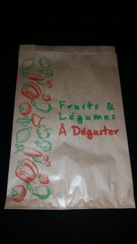 SAC 2 kg  - Sac papier pour fruits et légumes