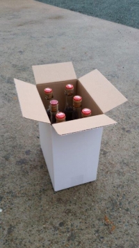 CAISSE DE 6x75 CL AVEC MUSELET  - Emballages pour bouteilles - Caisses pour la biere
