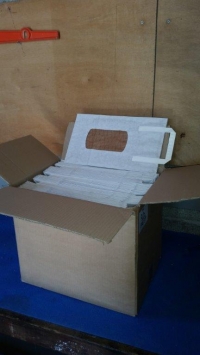 SAC PAPIER FENETRE 2,5 kg BLANC  - Sac papier - Sac papier fenetre filet - Sac papier fenetre filet
