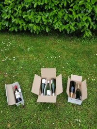 CAISSE DE 2 BOUTEILLES - 2  - Emballages pour bouteilles - Caisses pour bouteille de vin