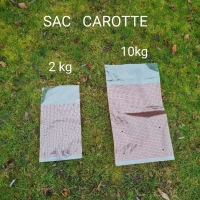 SAC 10 kg carottes - Sac plastique - Sac carotte passe partout - 10 kg    passe partout