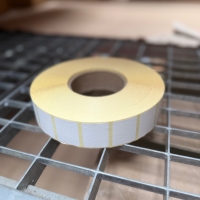 Etiquette Adhésive 35x28 Velin - Neutre Blanche - Etiquette en rouleaux - Velin - Sans impression