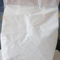 SAC 5 kg - BLANC- SPECIAL  CROQUETTE -TRAITE OLEOPHOBE - Sac papier - Sac sos sans fenêtre + poignée