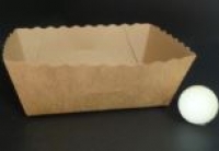 Barquette carton kraft brun sans anse - 1kg - Barquette carton naturel - Barquette carton brun
