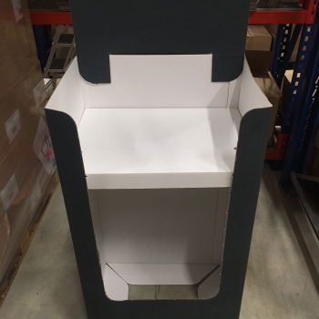 QUART DE BOX BOUTEILLE AVEC INTERCALAIRE PLEIN - Photo quart_de_box_gris_avec_intercalaire_plein.jpg