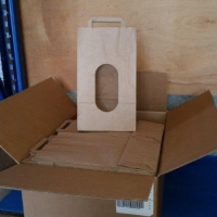 SAC PAPIER FENETRE FILET 2,5 kg Ecru - Sac papier - Sac papier fenetre filet - Sac papier fenetre filet 2.5 kg